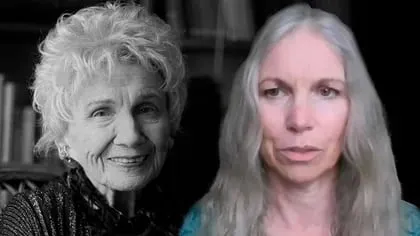 La escritora Alice Munro y su hija Andrea Robin Skinner