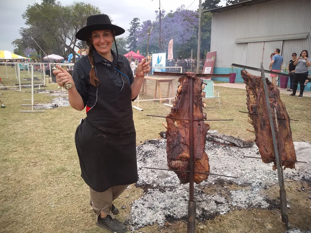 asado mujer
