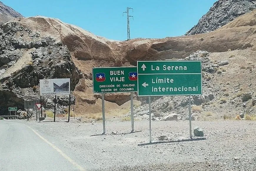 agua negra lado chileno