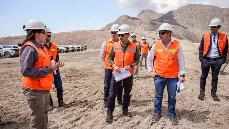 El Gobernador Marcelo Orrego destacó el plan de inversiones en la Mina Gualcamayo