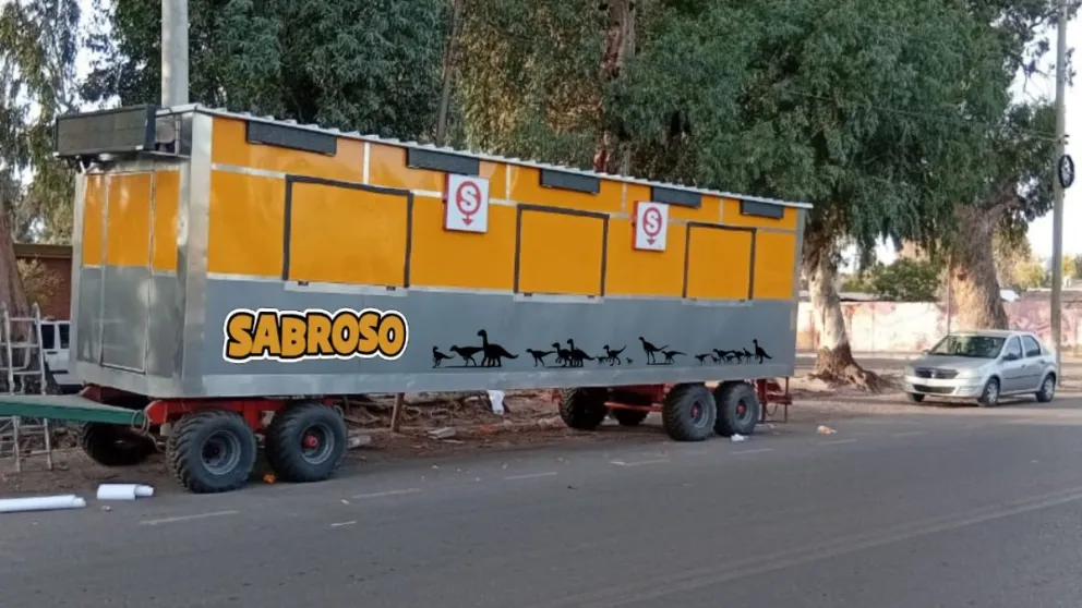 Así serán los carros pancheros en la renovada zona gastronómica de calle  Alberdi