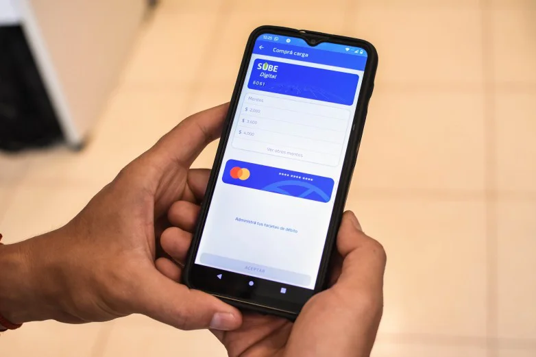 tarjeta sube - recarga celular