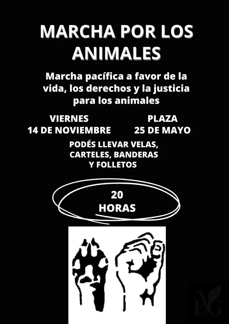 mal trato animal marcha