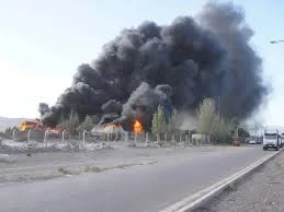 Confirman que fue intencional el incendio en una planta de residuos del Parque Industrial de Chimbas