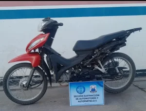 En menos de 12 horas, informaron la recuperación de tres motos robadas