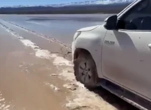 La UNSJ analiza con drones el daño provocado en la Pampa del Leoncito por una camioneta