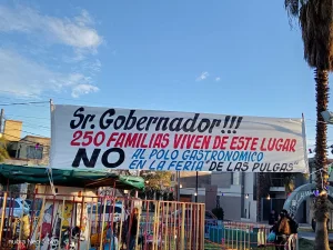 Feriantes se plantan contra el traslado: "O vamos todos o no va ninguno"