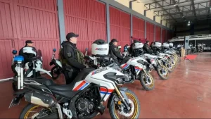 Orrego entregó 36 motos a la Policía de San Juan para reforzar la prevención y el control
