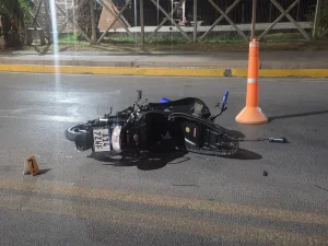 Un motociclista perdió la vida en un trágico choque en Pocito