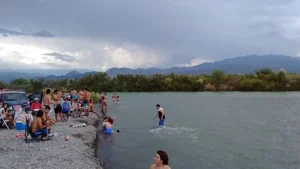 El río San Juan podría recuperar su cauce y dejar atrás el balneario de Las Moras