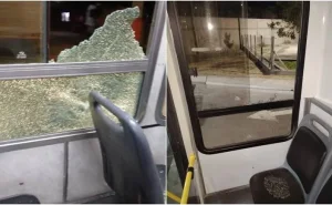 Ataques a colectivos de La Marina: pasajeros heridos y daños que no frenan
